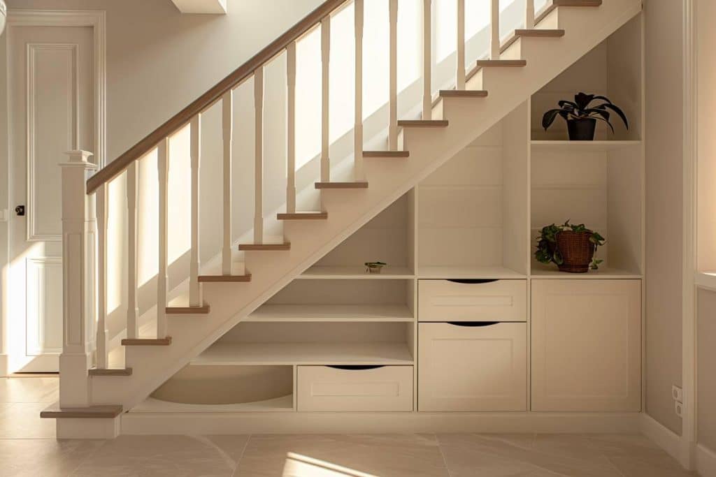 aménagement sous escalier
