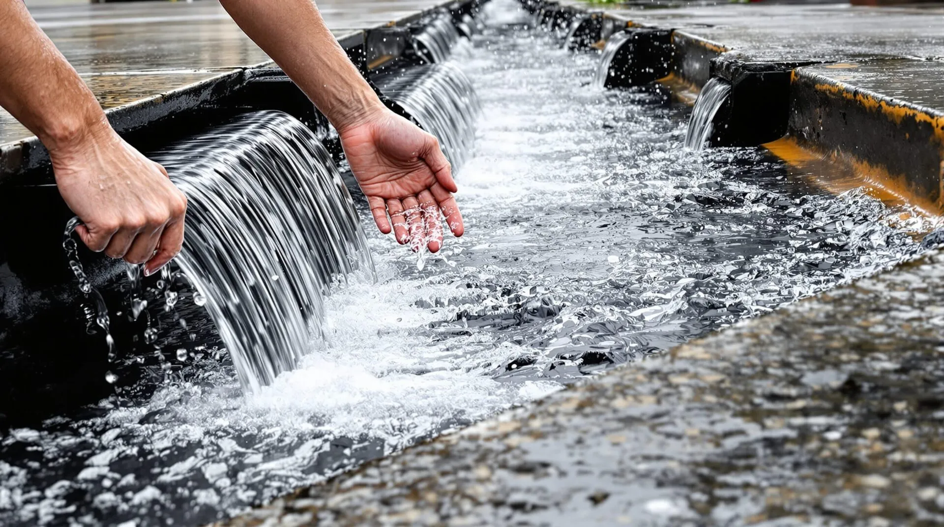 eau pluviale drain