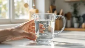 1/4 de litre en ml