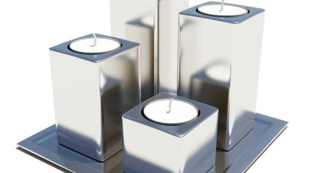 porte bougie metal