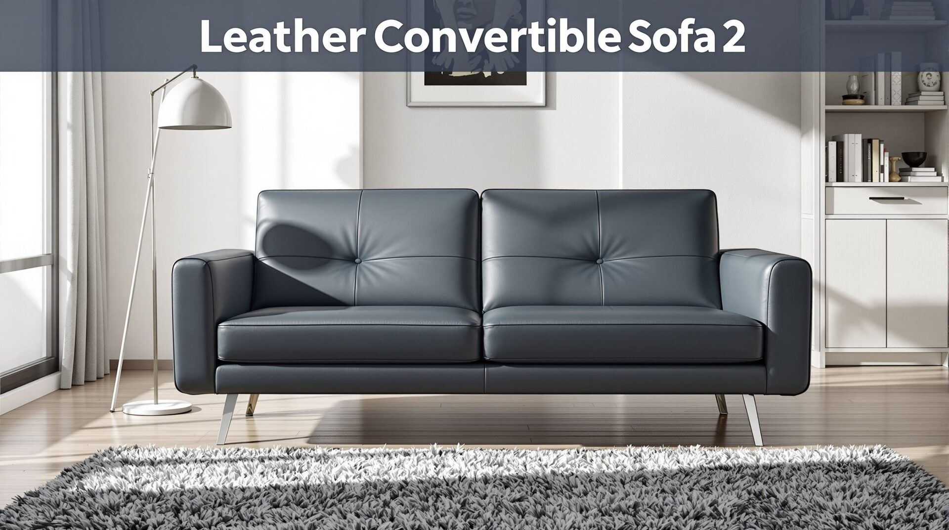 canapé convertible cuir