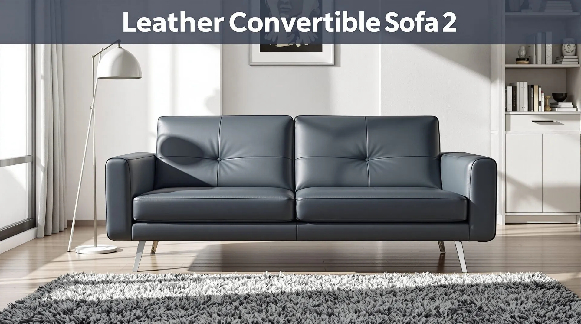 canapé convertible cuir