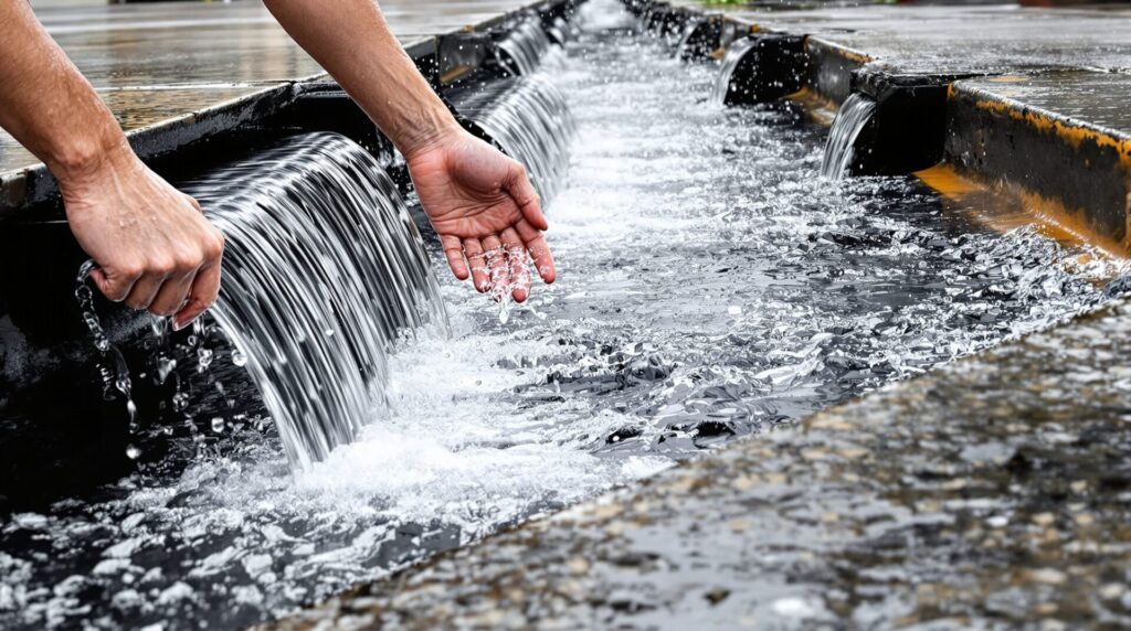 eau pluviale drain