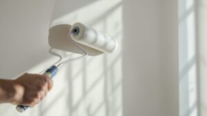 traces de rouleau peinture