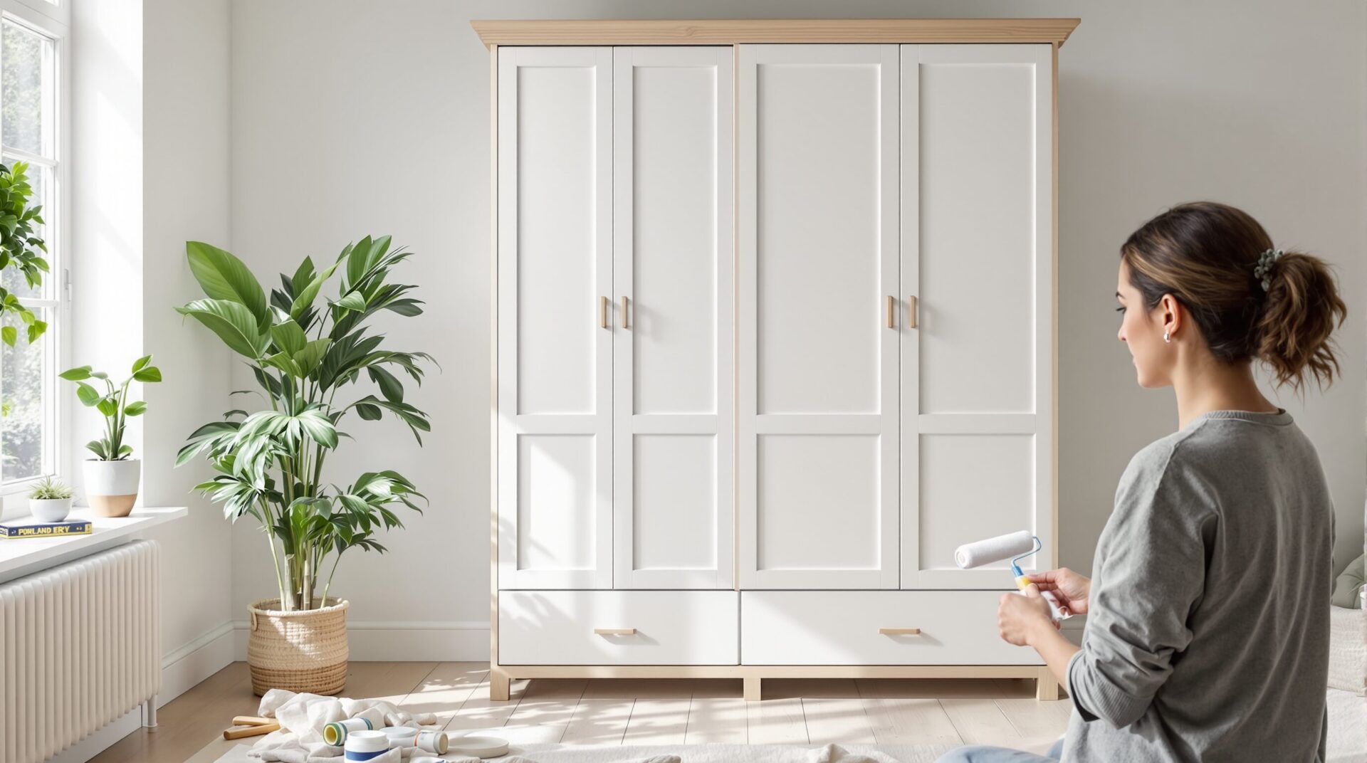 relooking armoire bois