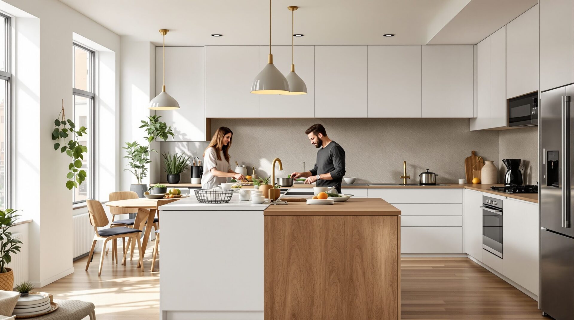 exemple cuisine ouverte