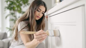 peindre un meuble blanc