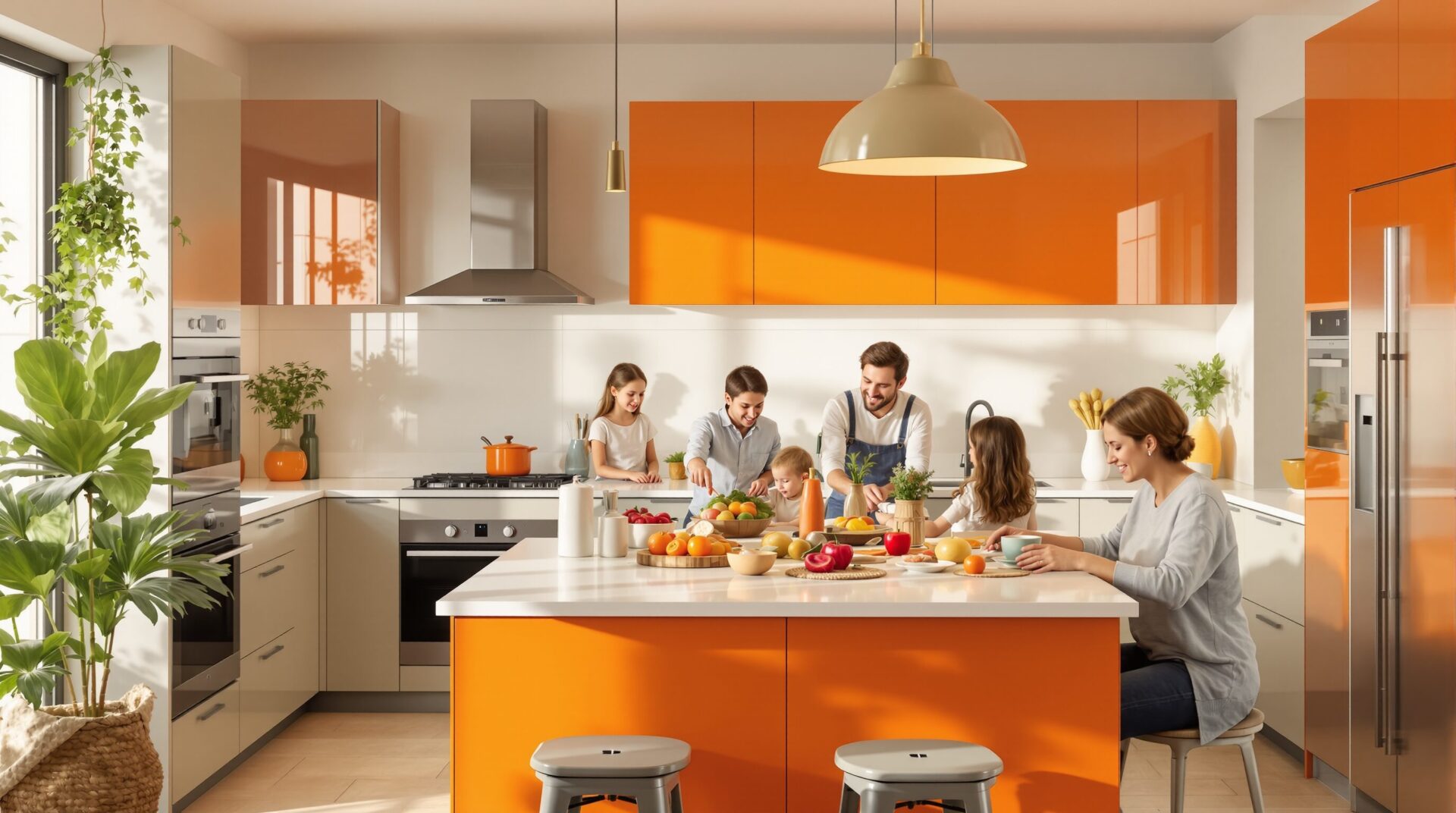 couleur chaude cuisine