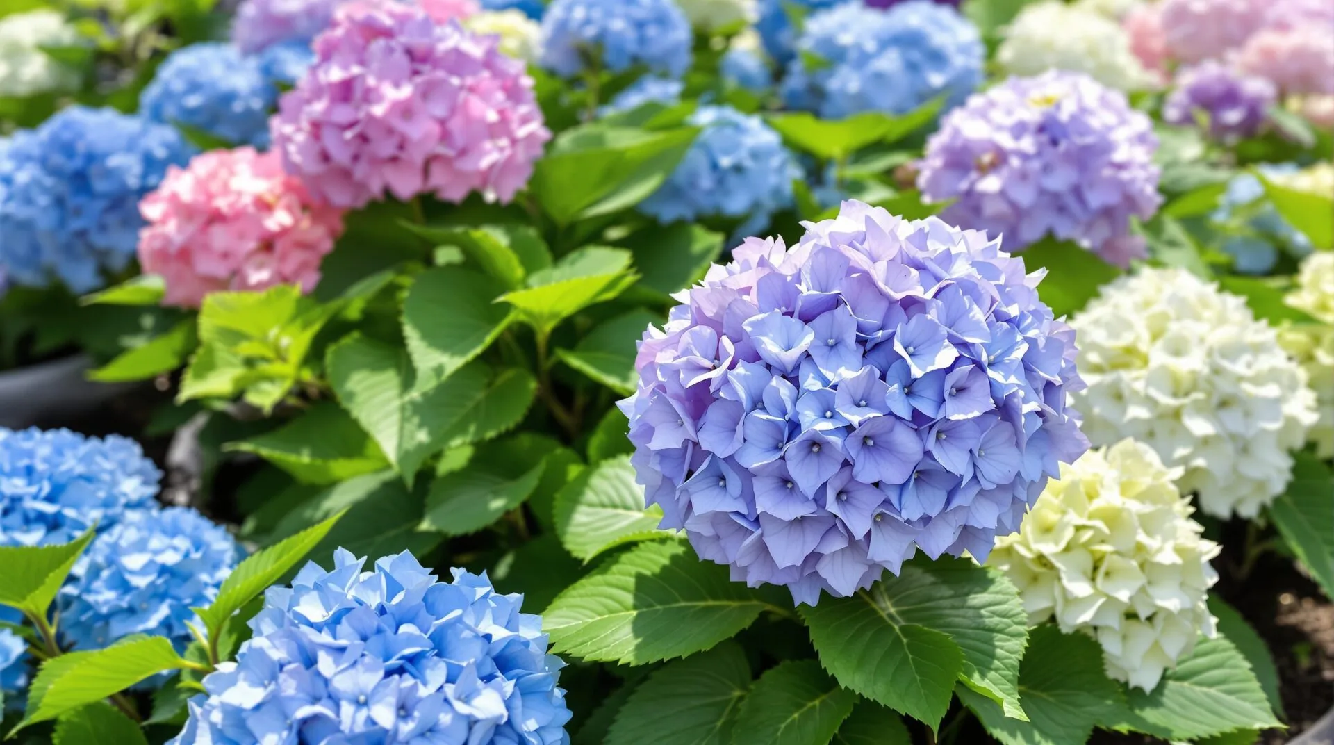 hortensia exposition soleil
