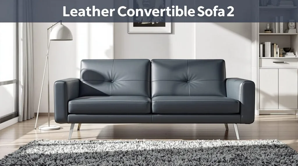 canapé convertible cuir