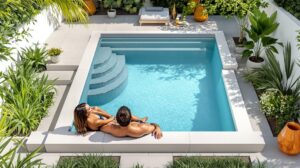 idée piscine petit jardin