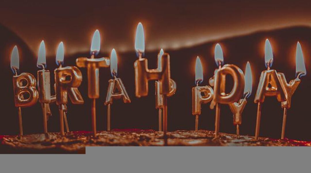 Bougie anniversaire