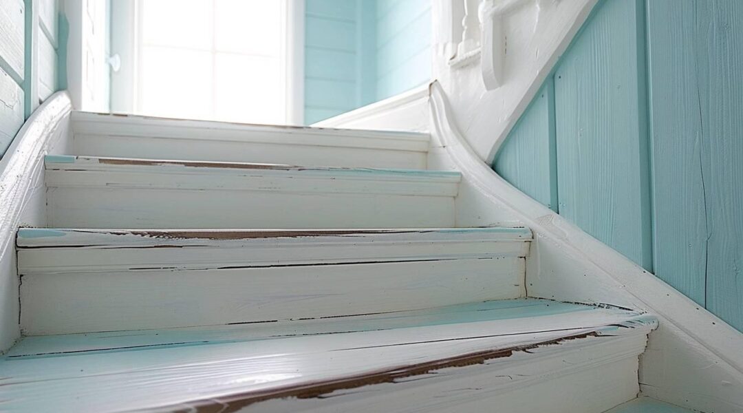 peindre un escalier en bois