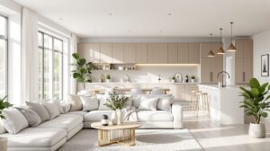 amenagement salon salle a manger cuisine