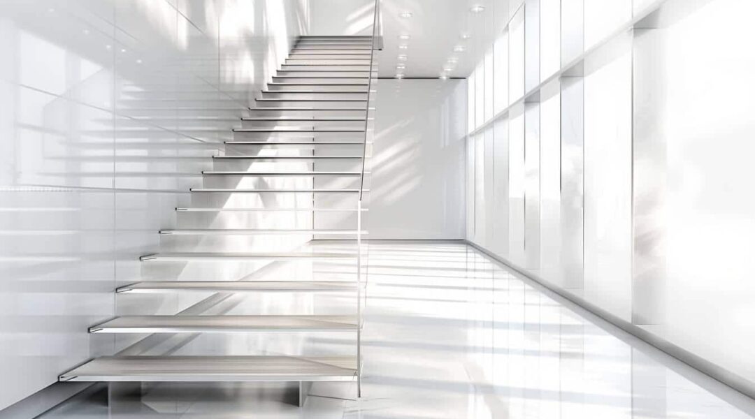 escalier limon central