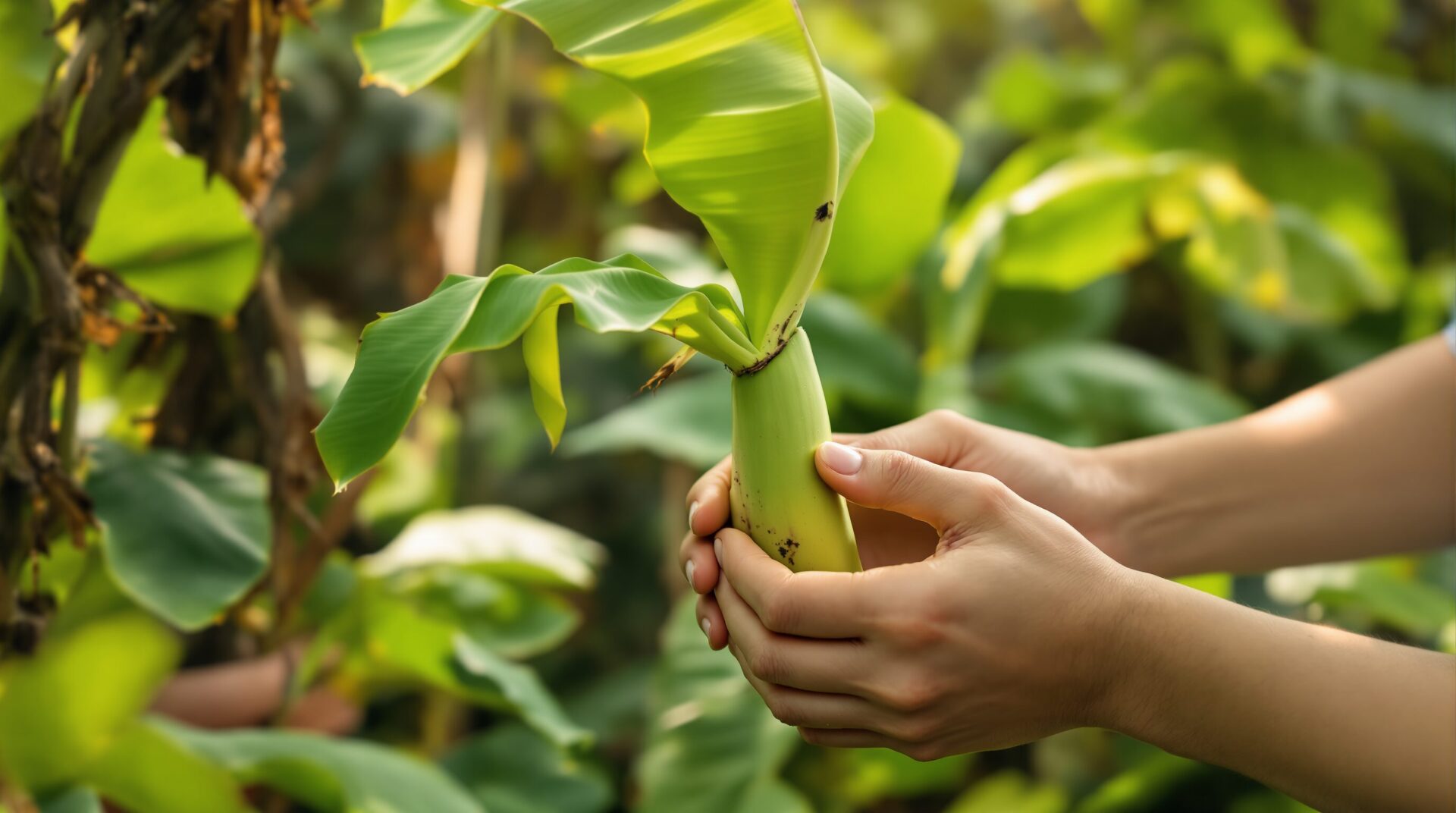 comment faire pousser un bananier sans graine