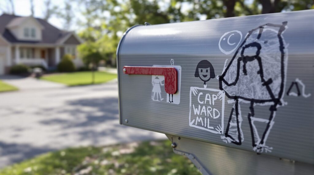 signes sur boîtes aux lettres