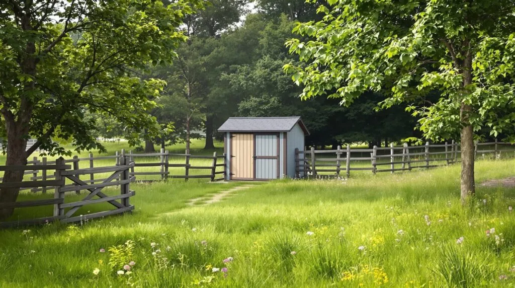 terrain non constructible avec cabanon cadastré