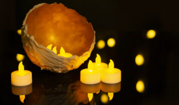 bougies led cire