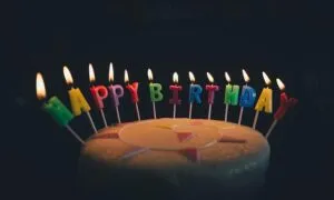 bougie anniversaire