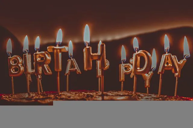 Bougie anniversaire