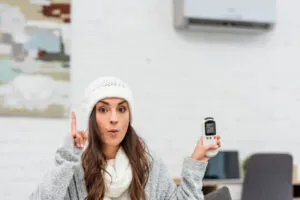 femme-climatiseur