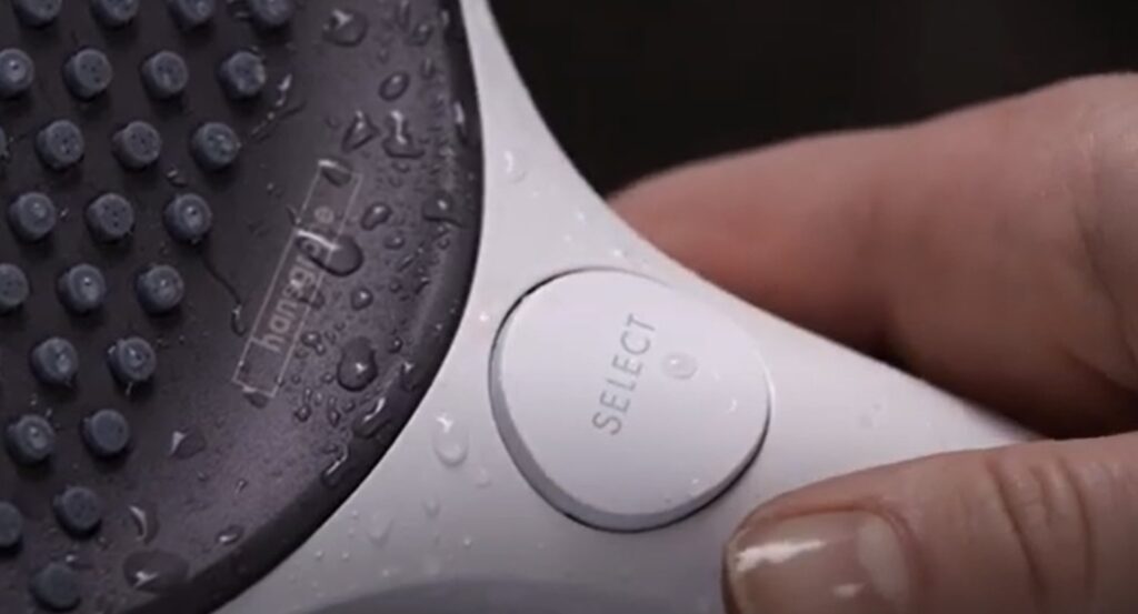 Rainfinity De Hansgrohe bouton