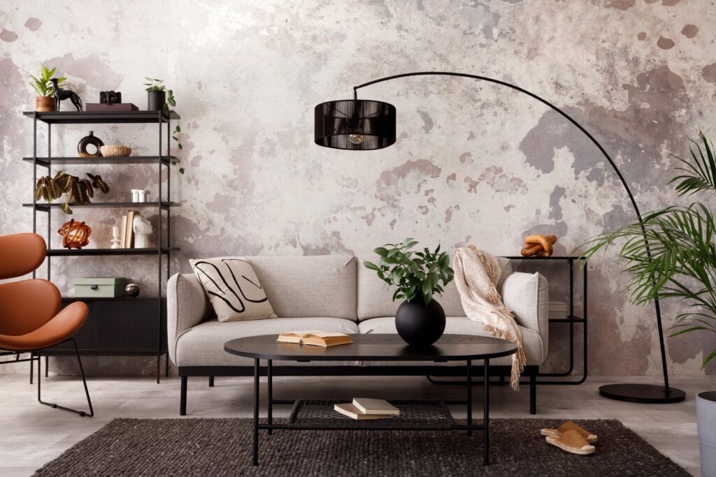 style ancien et moderne rustique