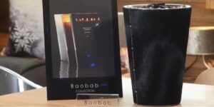 Bougie baoba noir