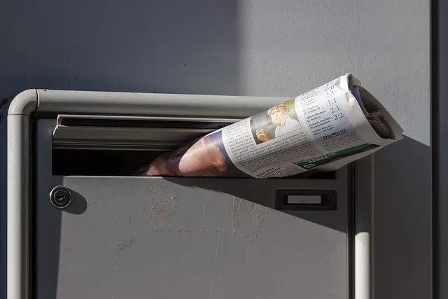 Boite aux lettres au mur