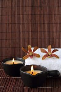 bougie pour massage