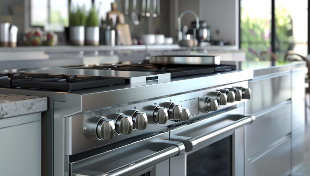 piano de cuisson bois et gaz