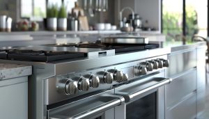 piano de cuisson bois et gaz