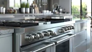 piano de cuisson bois et gaz