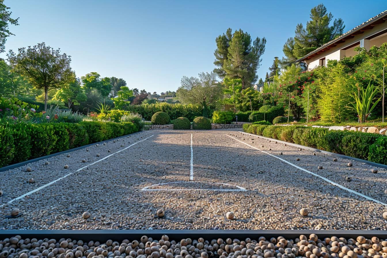 Comment faire une piste de pétanque en gravier : guide étape par étape pour un terrain parfait