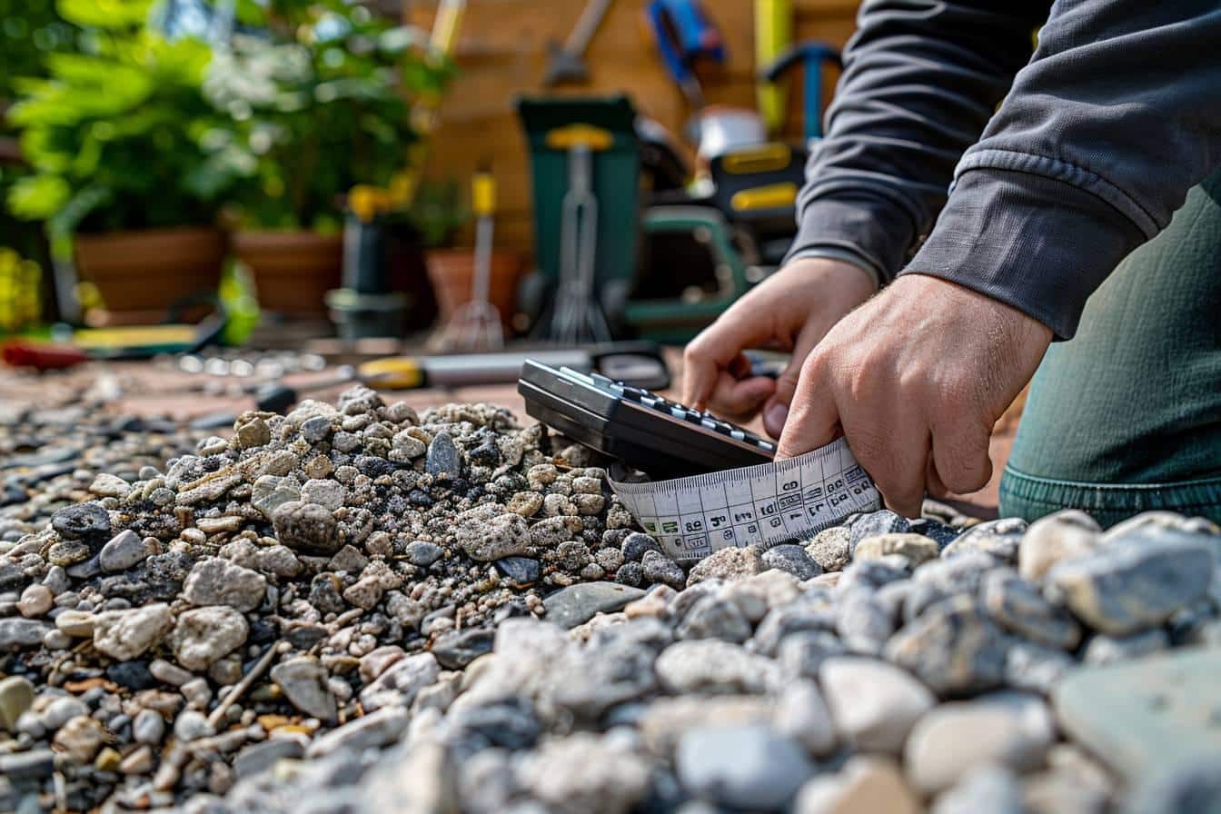 Comment calculer la quantité de gravier au m2 : guide pratique pour estimer vos besoins