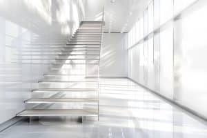 escalier limon central