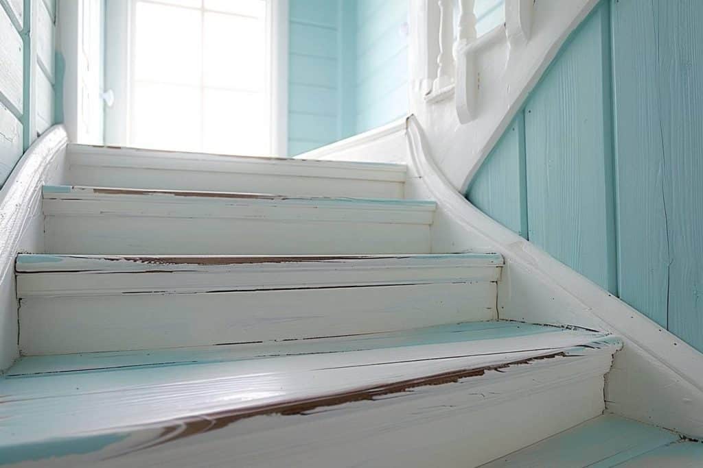 peindre un escalier en bois