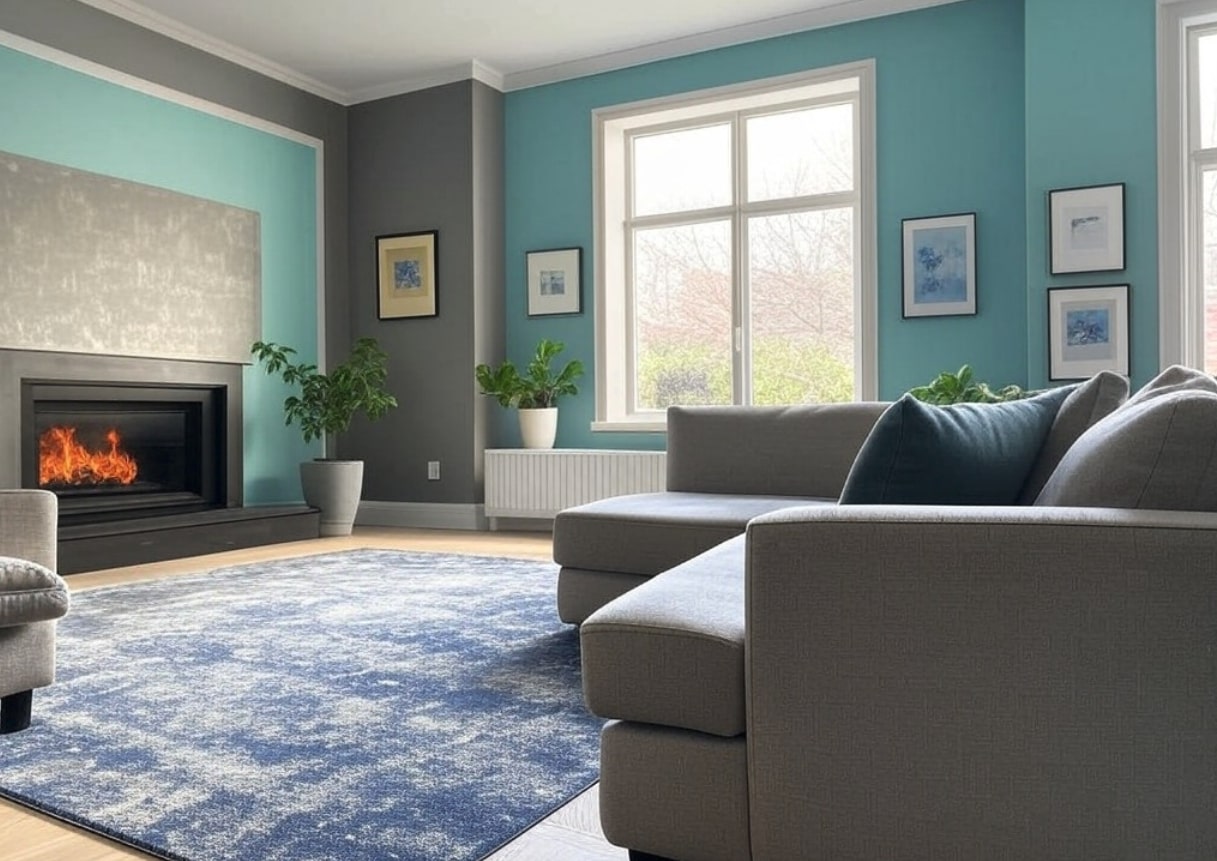 salon-bleu-canard