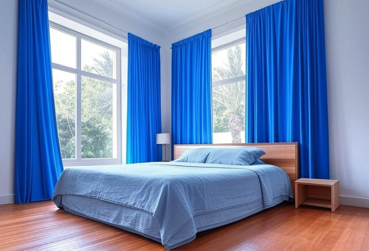 rideaux-bleu-majorelle