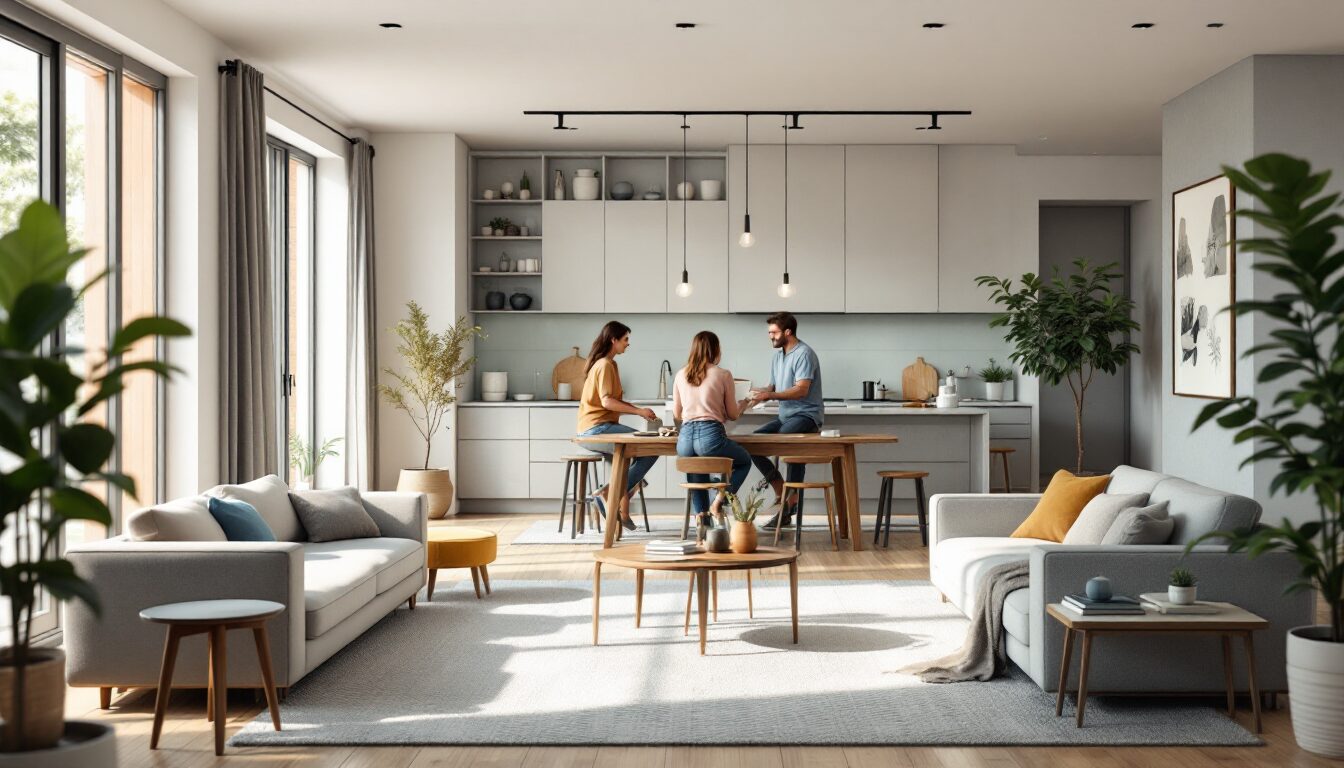 amenagement salon salle a manger cuisine