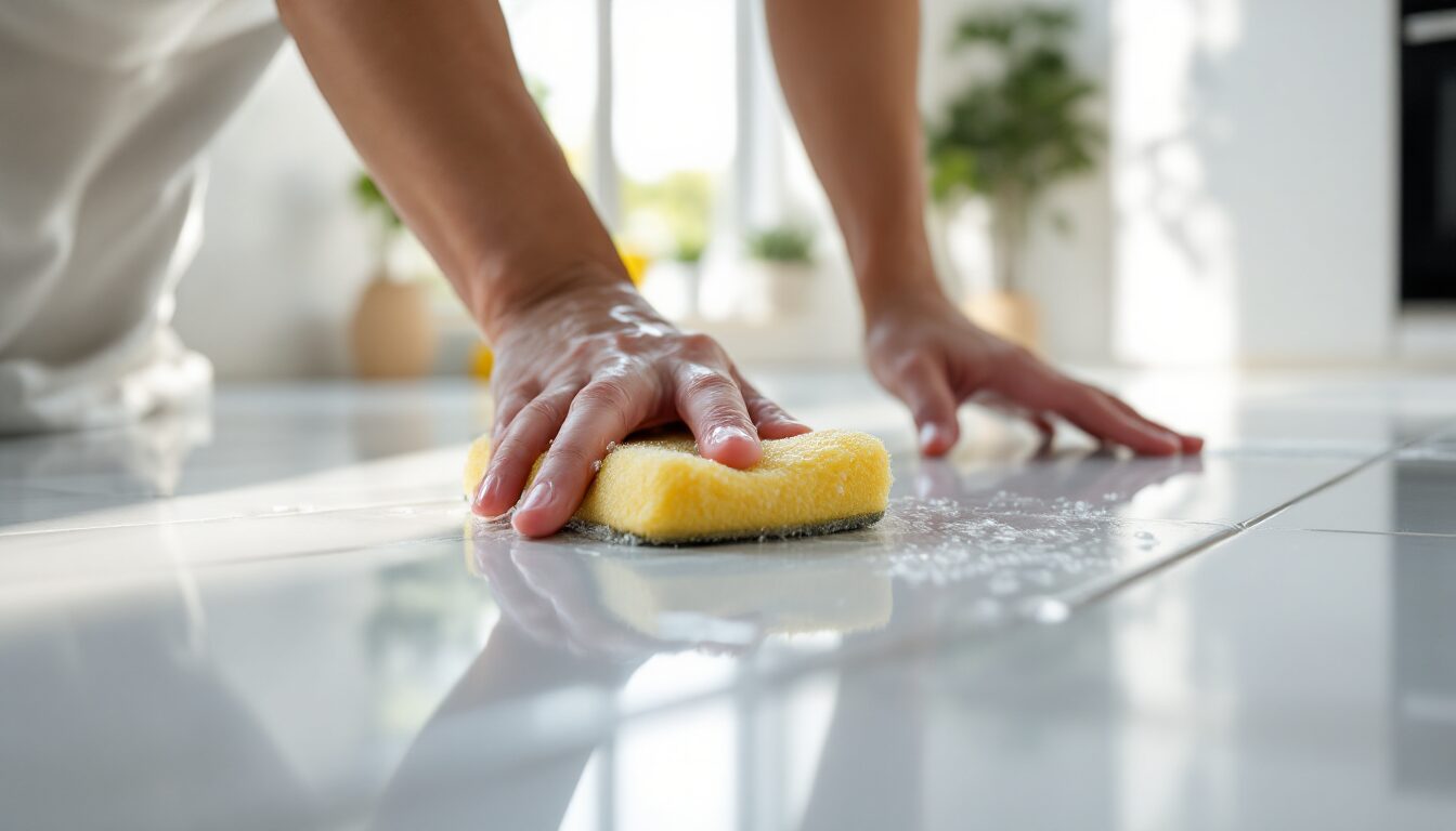 nettoyer carrelage avant peinture