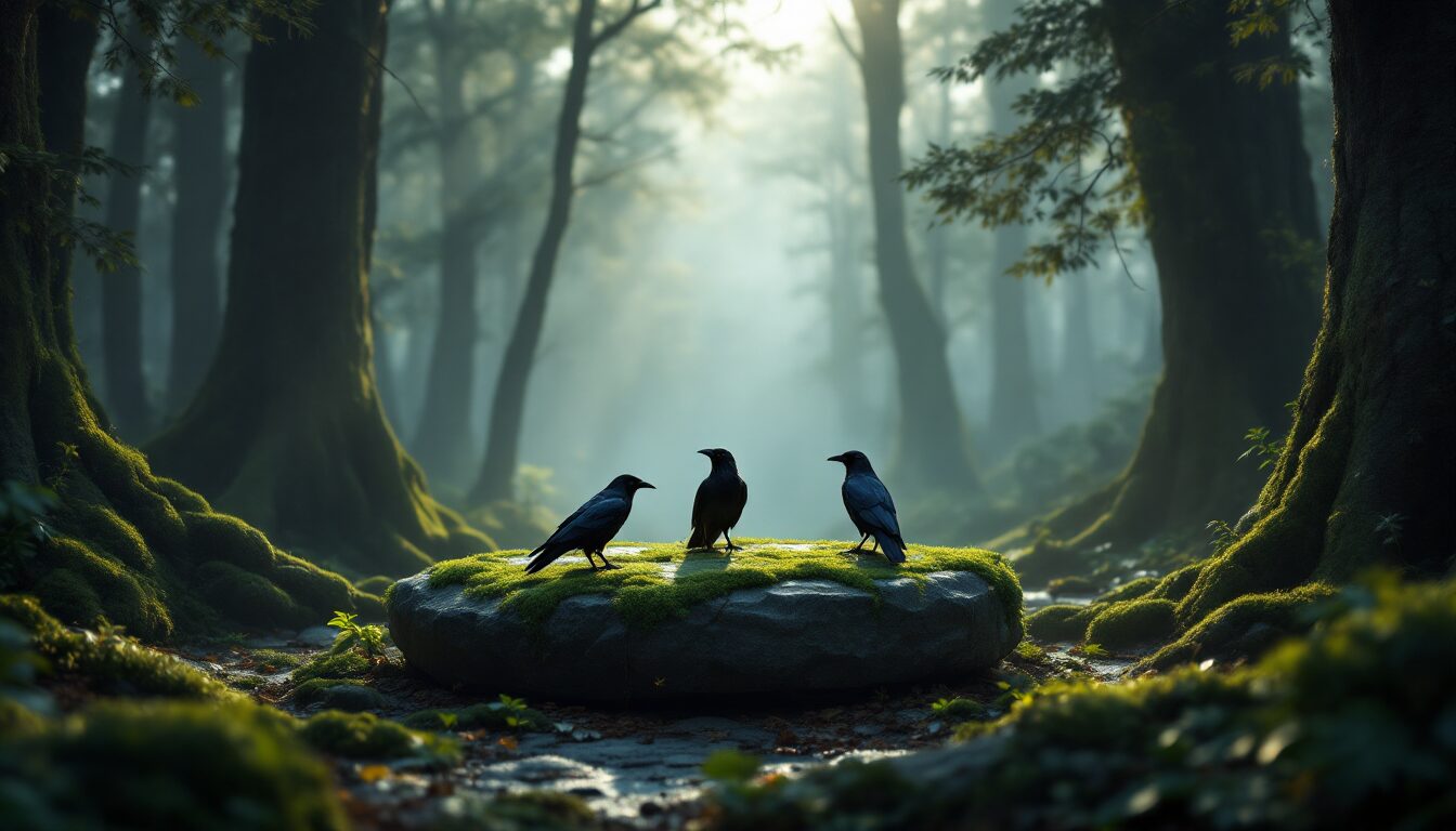 3 corbeaux signification