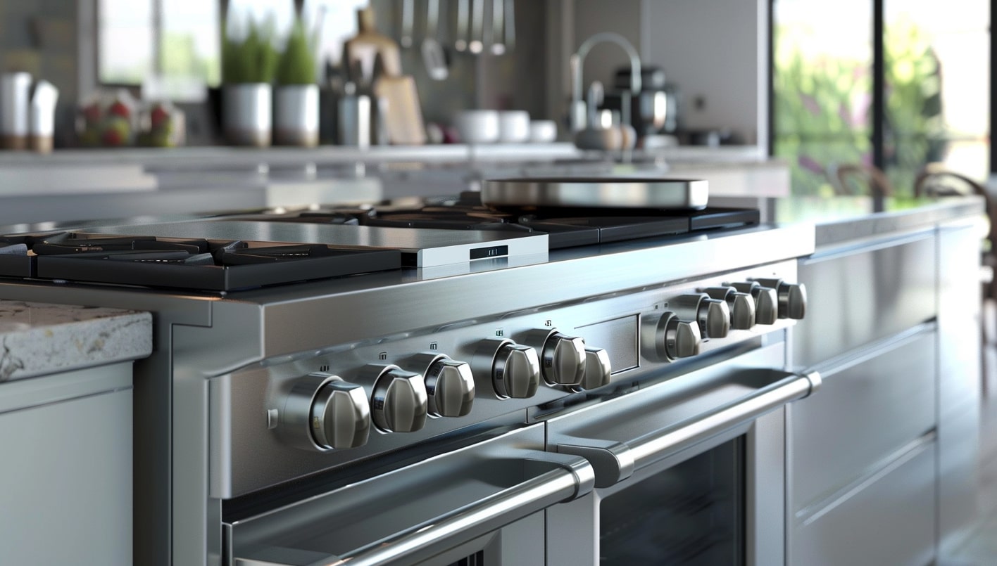 Piano de cuisson bois et gaz - Mixez les énergies pour une expérience