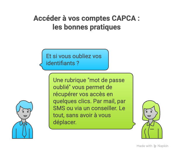 Accéder à vos comptes CAPCA