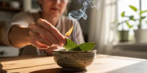 faire brûler du laurier