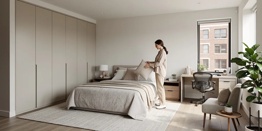 aménager une grande chambre