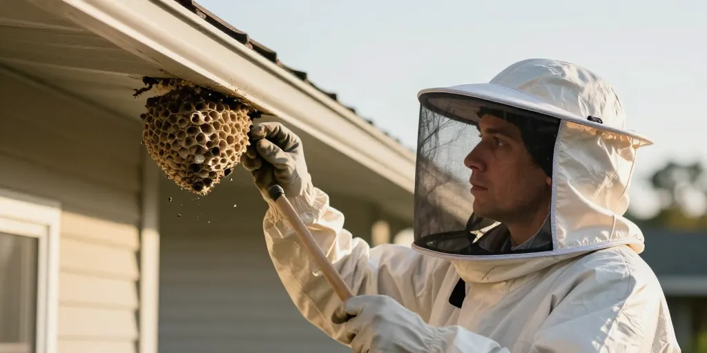 éliminer nid de guêpes