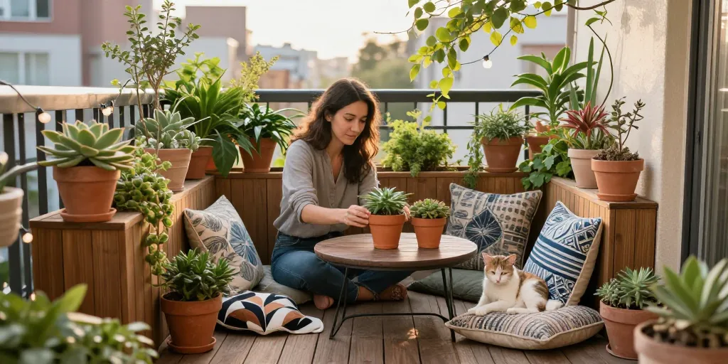 jardin decoratif habite