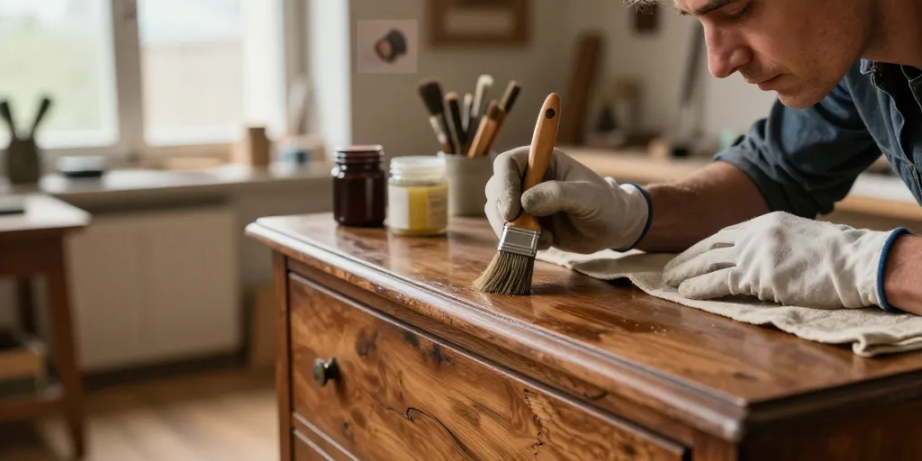 patiner un meuble ancien